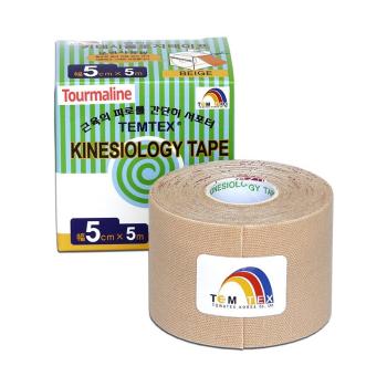 TEMTEX KINESOLOGY TAPE - tejpovacia páska (5 cm x 5 m) béžová 1x1 ks