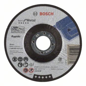 Bosch Accessories 2608603515 2608603515 rezný kotúč lomený  125 mm 22.23 mm 1 ks