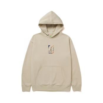 Huf  Sweat h-dog hood  Mikiny Béžová