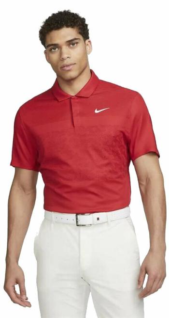 Nike Dri-Fit ADV Tiger Woods Mens Golf Polo Gym Red/University Red/White L