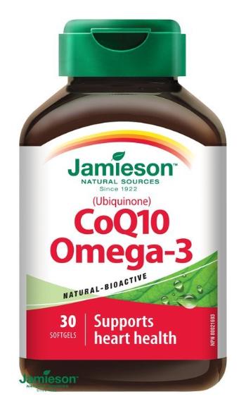Jamieson Koenzým Q10 s Omega-3 30 cps