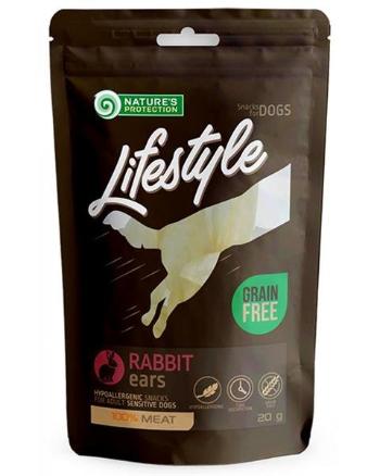 Natures P Lifestyle dog dried rabbit ears with rabbit 12 x 75 g