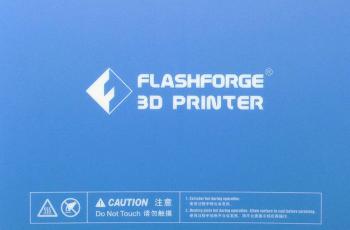Flashforge Potlač posteľnej plachty Vhodné pre 3D tlačiareň: FlashForge Dreamer, FlashForge Creator (Pro)