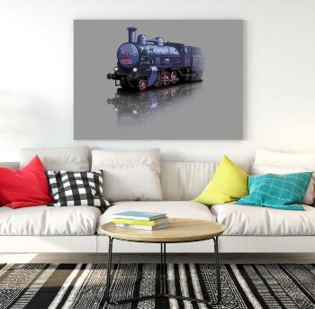Obraz Parná lokomotíva (Rozměr obrazu: 120x80)