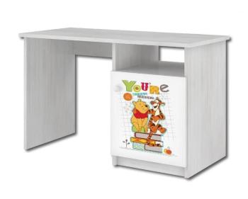 Detský písací stôl - Medvedík Pú a tiger - dekor nórska borovica Desk Winnie-the-Pooh and 