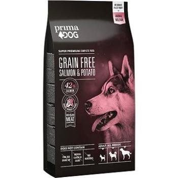 PrimaDog Losos so zemiakmi bez obilnín, pre dospelých psov s citlivým trávením, 10 kg (6430056887180)