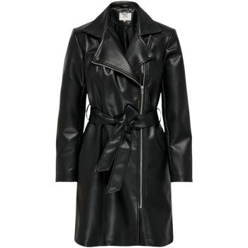 Jacqueline De Yong  Jdyetta Long Faux Leather Biker 15328148  Parky Čierna