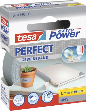 tesa PERFECT 56341-00033-03 páska so skleným vláknom tesa® Extra Power sivá (d x š) 2.75 m x 19 mm 1 ks