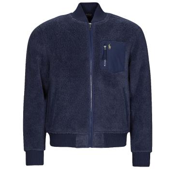 Polo Ralph Lauren  LSBOMBERM5-LONG SLEEVE-FULL ZIP  Bundy Námornícka modrá