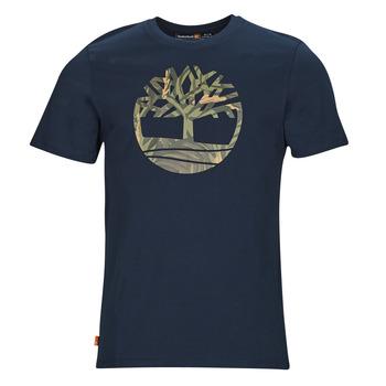 Timberland  Tričká s krátkym rukávom SS Tree Logo Seasonal Camo Tee  Námornícka modrá
