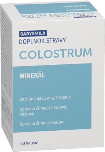 Babysmilk Výživový doplnok Colostrum + Minerál 60 kapsúl