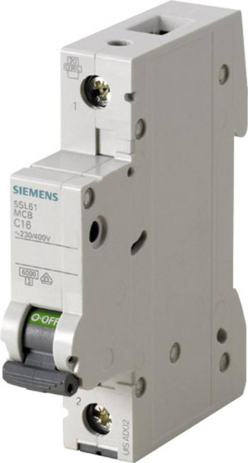 Siemens 5SL6116-6  elektrický istič    1-pólový 16 A  230 V, 400 V