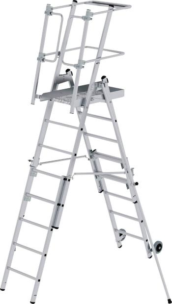 MUNK Günzburger Steigtechnik  52536 hliník rebrík s platformou Montáž pomocou nástrojov