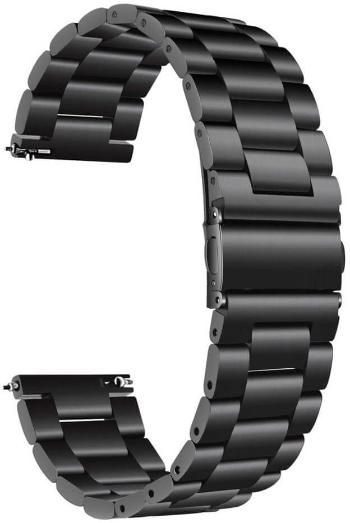 4wrist Oceľový remienok – Čierny 22 mm