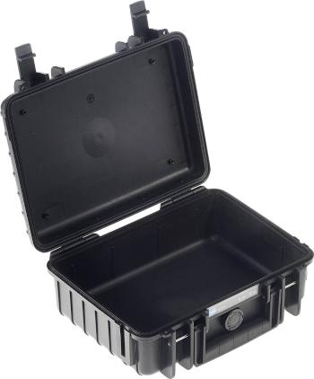 B & W International outdoorový kufrík  outdoor.cases Typ 1000 4.1 l (š x v x h) 270 x 95 x 175 mm čierna 1000/B