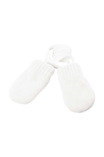Detské rukavice Jamiks biela farba