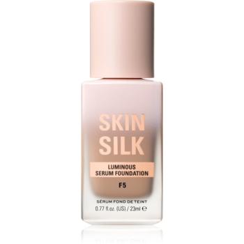 Makeup Revolution Skin Silk Serum Foundation ľahký make-up s rozjasňujúcim účinkom odtieň F5 23 ml