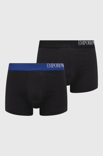 Boxerky Emporio Armani Underwear (3-pak) pánske, čierna farba