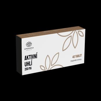 APOROSA Aktívne uhlie 250 mg 40 tabliet