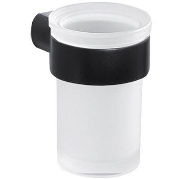 GEDY PIRENEI pohár, čierna mat/mliečne sklo (PI1014)