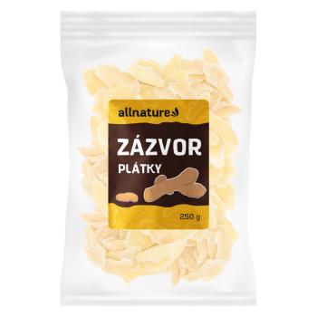 ALLNATURE Zázvor plátky 250 g