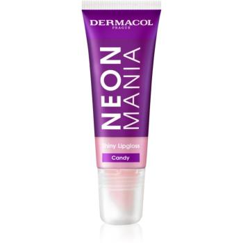 Dermacol Neon Mania lesk na pery v tube odtieň Candy 10 ml