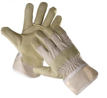 SHAG rukavice zimné žltá biela - 10