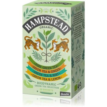 Hampstead Tea London Green Tea Selection BIO porciovaný čaj 20 ks