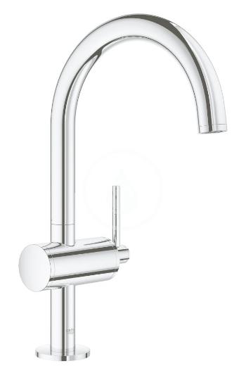 GROHE - Atrio Umývadlová batéria s výpustom a otočným výtokom, veľkosť L, chróm 32042003