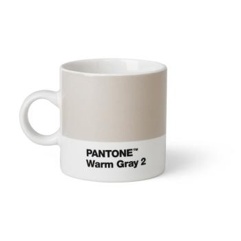 Svetlosivý hrnček Pantone Espresso, 120 ml