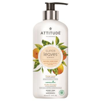 Attitude Mydlo na ruky Super Leaves s detoxikačným účinkom, pomarančové listy 473 ml