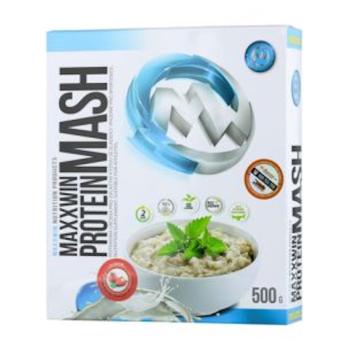 MAXXWIN Protein mash proteínová kaša jahoda 500 g, poškodený obal