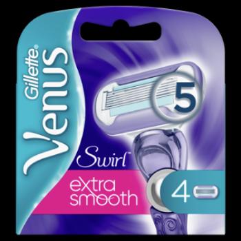 Gillette Venus Venus Swirl Extra smooth Náhradné hlavice 4 ks