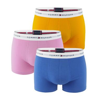 TOMMY HILFIGER - boxerky 3PACK signature cotton essentials iris blue & daylight orange - limitovaná edícia-XL (101-111 cm)