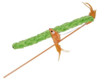 Nobby Vábnička s dlhým plyšovým chvostom a myškou 45 cm