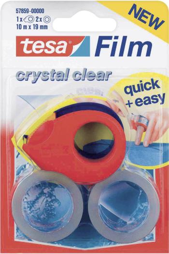 tesa  57859-00000-13 tesafilm krištáľovo čistý priehľadná (d x š) 10 m x 19 mm 2 ks