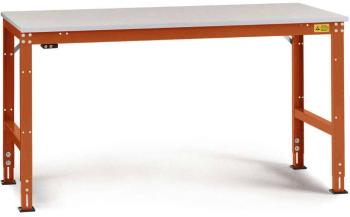 Manuflex LU4153.2001 ESD pracovný stôl UNIVERSAL Štandardný základný stôl s gumovou doskou, ŠxHxV = 2500 x 1000 x 760-87