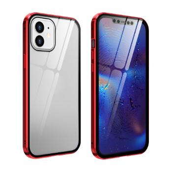 Magnetický kryt 360° Apple iPhone 12 mini červený