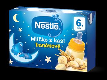 NESTLÉ Mliečko s kašou banánové od ukonč. 6. mesiaca 2 x 200 ml