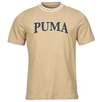 Puma  PUMA SQUAD BIG GRAPHIC TEE  Tričká s krátkym rukávom Béžová