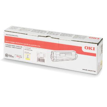 OKI originál toner 47095701, yellow, 5000str., OKI C824, 834, 844, O