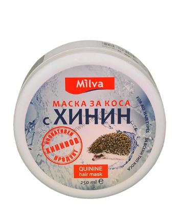 Chinínová maska proti vypadávaniu MILVA 250 ml 