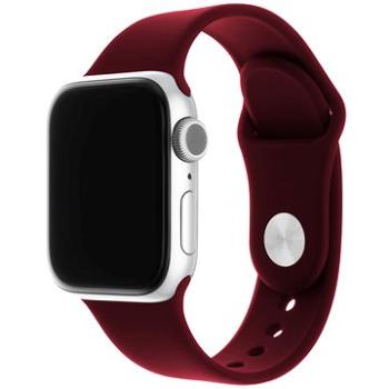 FIXED Silicone Strap SET pre Apple Watch 38/40/41mm vínovo červený (FIXSST-436-WIRD)