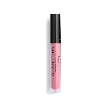 Makeup Revolution  Matte Lip Gloss  Lesky na pery Ružová