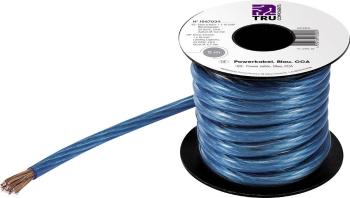 TRU COMPONENTS 1565200 ukostrovací kábel  1 x 16 mm² modrá, priehľadná 5 m