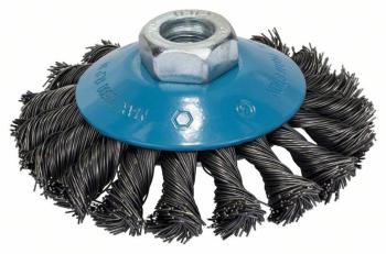 Tapered brush 100 mm, 0,5 mm, 12500 U/ min, 12 mm, 14 Bosch Accessories 2608622011 Priemer 100 mm