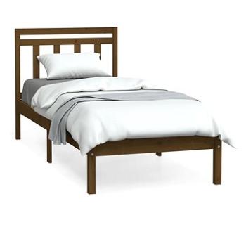 Rám postele medovo hnedý masívne drevo 75 × 190 cm Small Single, 3100552