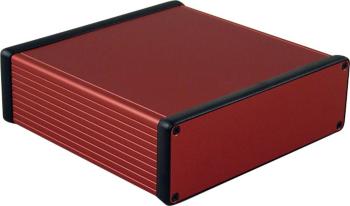 Hammond Electronics 1455T1601RD 1455T1601RD profilové puzdro 160 x 165 x 51.5  hliník  červená 1 ks