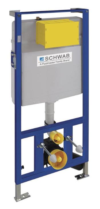 SAPHO - SCHWAB DUPLO WC 199 podomietková nádržka pre suchú montáž 3/6l, DN110mm T02-2113-0250