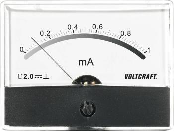VOLTCRAFT AM-86X65/1MA Zabudované meracie zariadenie AM-86X65 / 1mA / DC   otočná cievka
